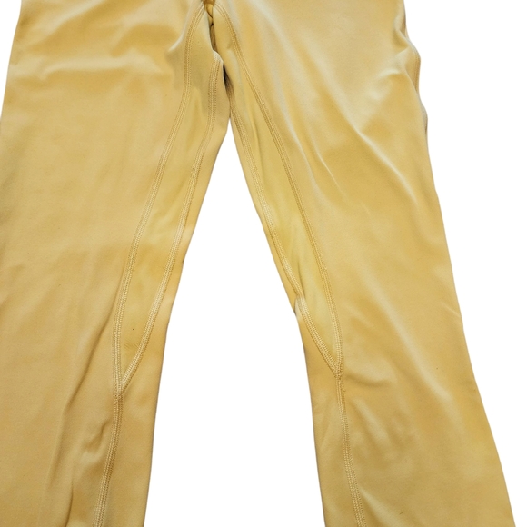 Lululemon Athletica Neon Yellow High-rise Athletic Leggings Size 4 - Picture 3 of 10